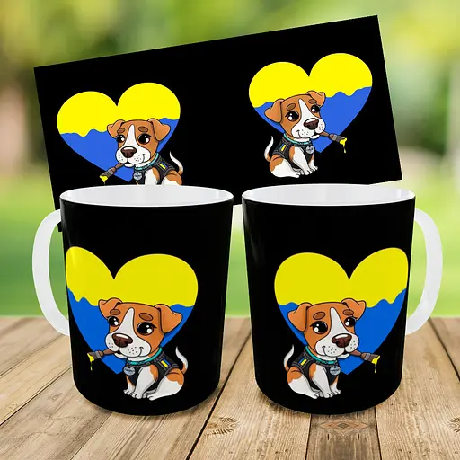 Набор детский Пес Патрон рюкзак 36х27см сумка-бананка, кружка с принтом для мальчика (01571) - фото 9