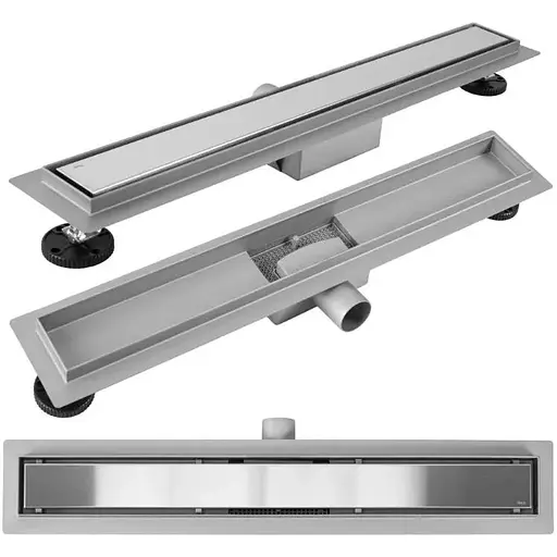 Трап для душу Rea Neox 100 2в1 сталь REA-G2505 - фото 1