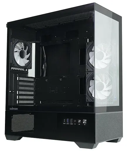 Корпус Zalman Chronix V2 Tempered Glass без БЖ Black (CHRONIXV2BLACK) - фото 2