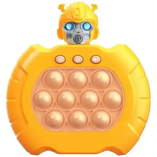 Електронна приставка Pop It консоль Quick Push Puzzle Game Fast антистрес іграшка Transformer yellow - фото 1