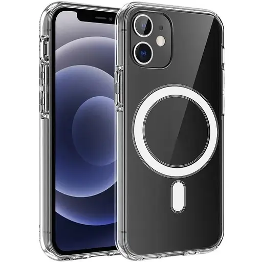 Чохол-накладка DK для Apple iPhone 12 / 12 Pro SGP MagSafe Composite (clear) - фото 3