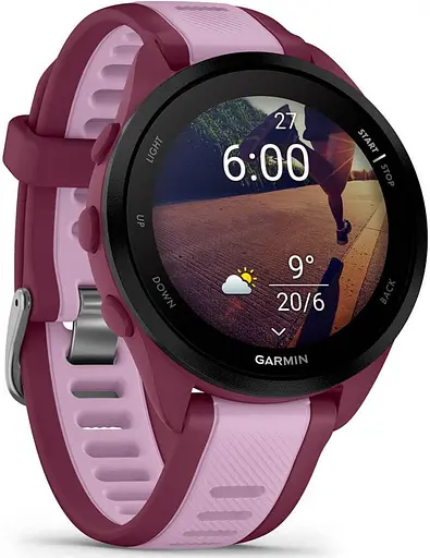 Смарт-часы Garmin Forerunner 165 Music Berry/Lilac 010-02863-33/B3 - фото 8
