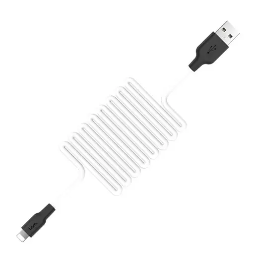 Дата кабель Hoco X21 Plus Silicone Lightning Cable (2m) - фото 3