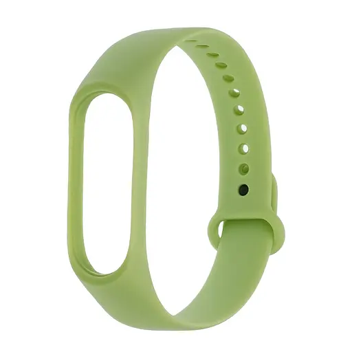 Ремешок силиконовый для Xiaomi Mi Band 3/4, 27 светло-зеленый - фото 1