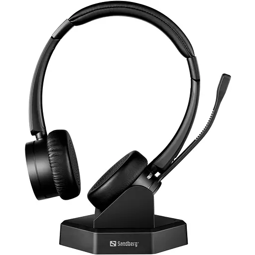 Гарнітура Sandberg Wireless Office Headset Pro+, Bluetooth, Black - фото 2