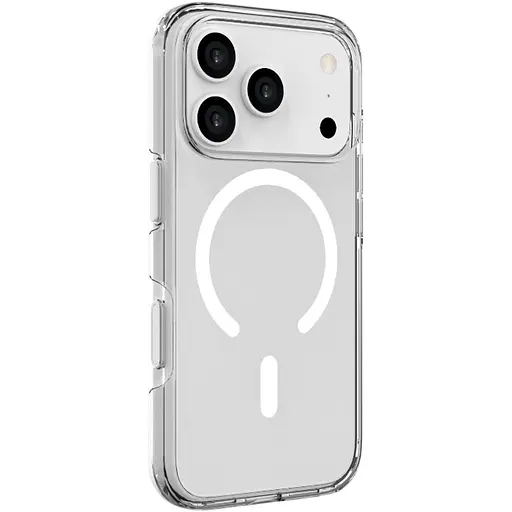 Чехол iLera ClearShell Camera Button with MagSafe для Apple iPhone 17 Pro Max Transparent ILHsCLCaB17PrMx (150430)