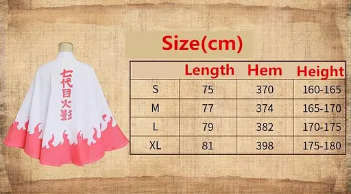 Накидка Мінато Наміказе Аніме Наруто Naruto Namikaze Minato NA 22.052 - фото 6