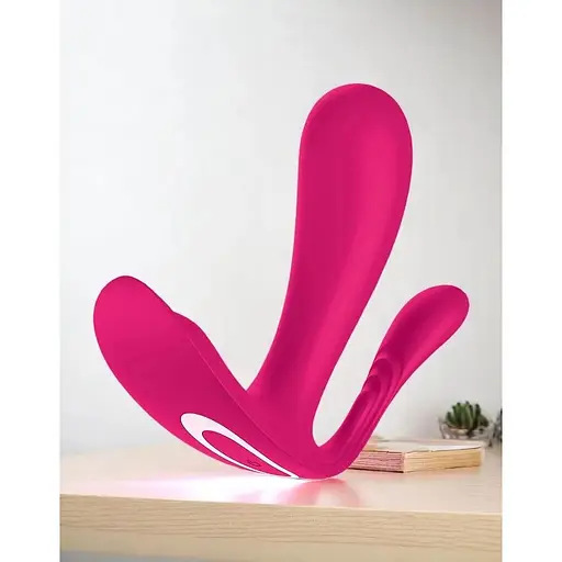 Двойной смарт-вибратор в трусики Satisfyer Top Secret+ Розовый - фото 2