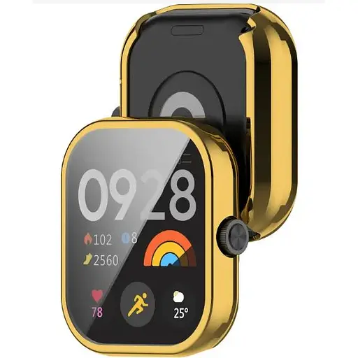 Чохол-накладка DK для Xiaomi Redmi Watch 4 Silicone Face Case (gold) - фото 2