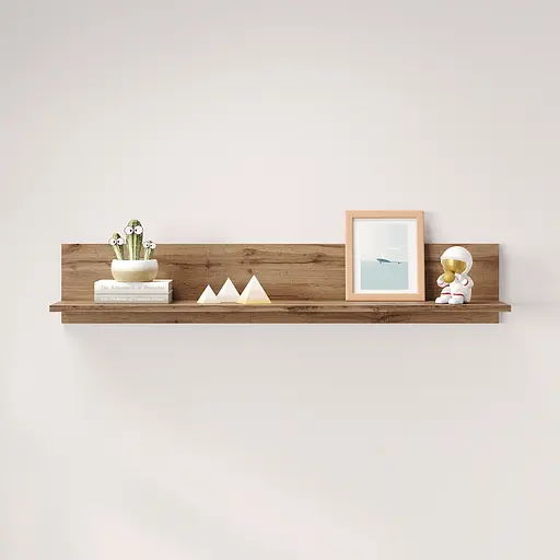 Полка открытая MebelStar Лилу 110x22x20 см Дуб тахо (MBS-1360)