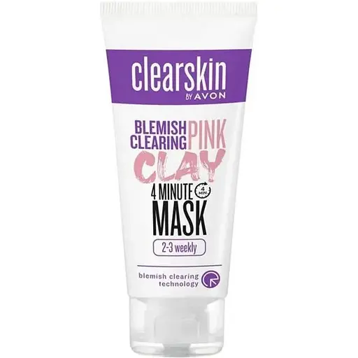 Маска для обличчя Avon Clearskin Pink Clay Mask з рожевою глиною проти чорних крапок 75 мл (494693424) - фото 1