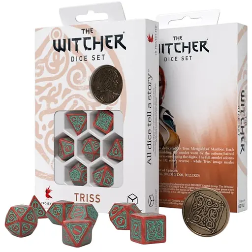 Набор кубиков The Witcher Dice Set. Triss - Merigold the Fearless , 7 шт. (SWTR02) - фото 1
