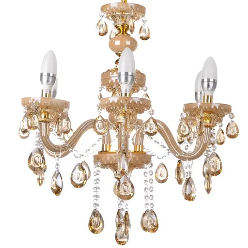 Люстра свічка Brille підвісна кришталева E14 G (BCL-451S/6) - фото 4