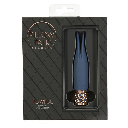 Вібратор для клітора Pillow Talk Secrets Playful 12.7 см синій - фото 5