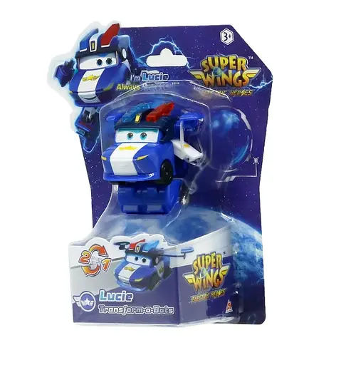 Ігрова фігурка-трансформер Super Wings Transform-a-Bots Люсі (Lucie) 5 см (EU780035) - фото 9