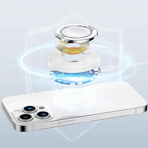 БЗП WIWU Wi-W027 3 in 1 wireless charger White - фото 5