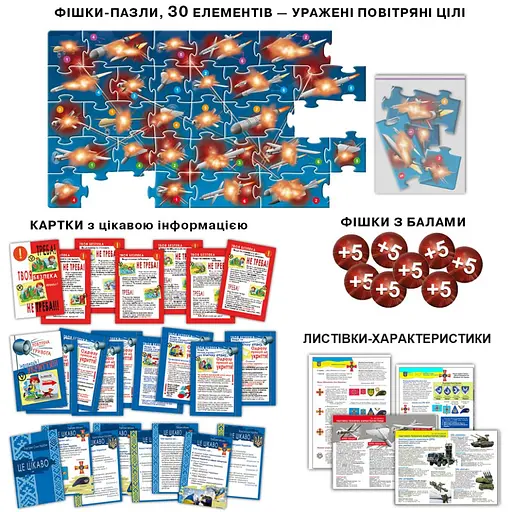 Настільна дитяча гра "ППО на захисті країни" 81435 - фото 4