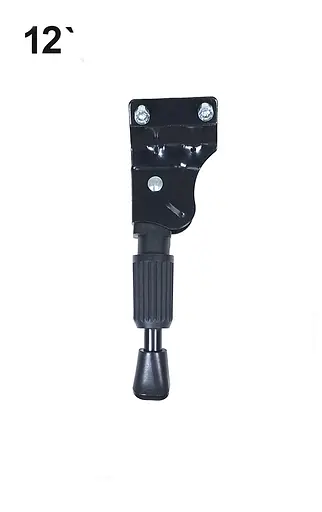 Підніжка на перо (планку) велосипеда під два болта 12" алюмінієва чорна (G0002165) - фото 3