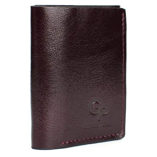 Небольшой женский кожаный кошелек Grande Pelle 8х10х2 см acs0032197 - фото 5