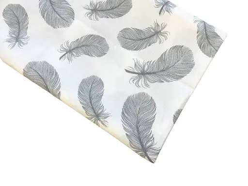 Хлопковая пеленка Moontime 100х80см "Перья" - фото 1