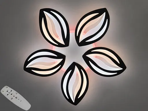 Світлодіодна люстра з димером та led підсвічуванням, 75W - фото 1