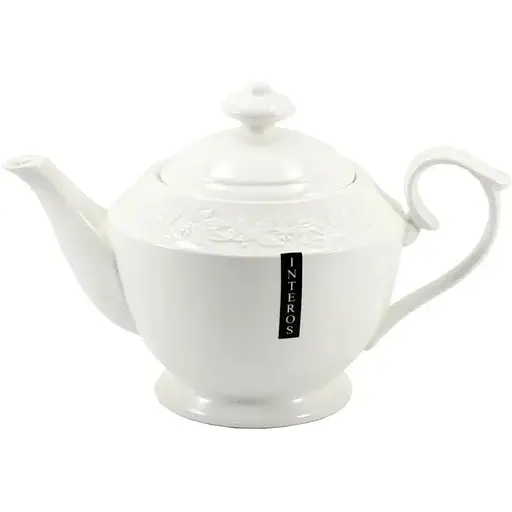 Чайник Interos Ника фарфоровый заварочный 1100 мл белый (LTBS-Q0126)