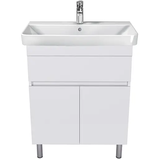 Тумба Мойдодир City White 70 з умивальником Vivace 70 Білий підлогова Білий - фото 1