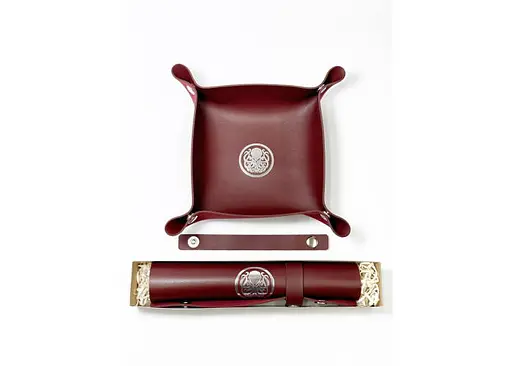 Настільна гра Планета Ігор Лоток для кубиків Ктулху (бургунді) (Dice tray Cthulhu burgundy) (pi-dt003) - фото 3