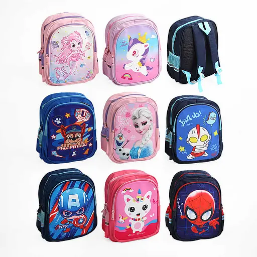 Рюкзак Герої мультфільмів, два відділення, висота 33 см, C60582 (В асортименті) - фото 2