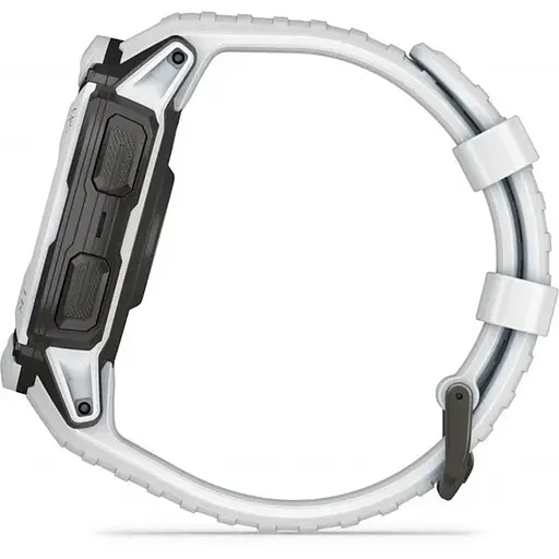 Смарт-годинник Garmin Instinct 2X Solar з білим силіконовим ремінцем - фото 3