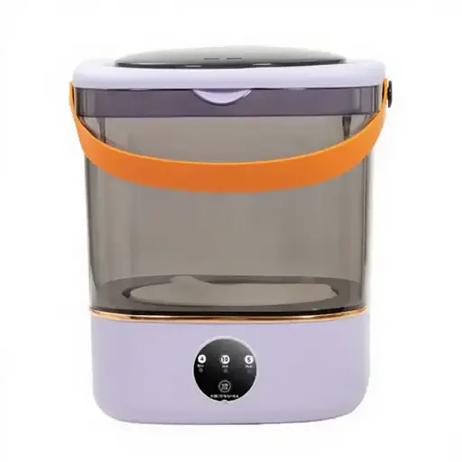 Портативная стиральная машина с отжимом 36 Вт 850 об/мин с баком на 12 литров мини стиральная машинка Фиолетовый ZhiyuClean HP-35015-61PURPL
