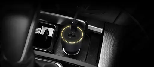 Автомобільний зарядний адаптер Xiaomi 67W Car Charger USB and Type-C (BHR6814GL) - фото 3