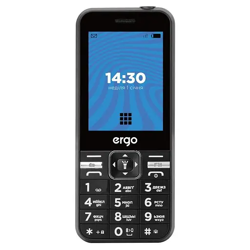 Мобильный телефон ERGO E281 Dual Sim Black