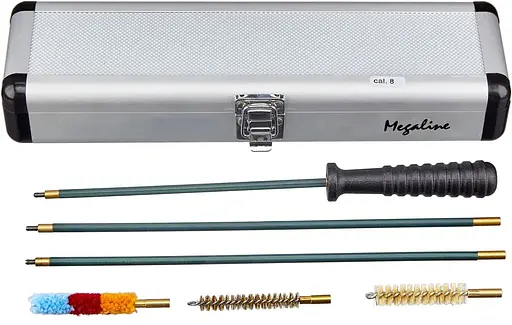 Набор MEGAline для чистки резьбового оружия кал 8 мм, сталь в оплетке 1/8 - фото 2