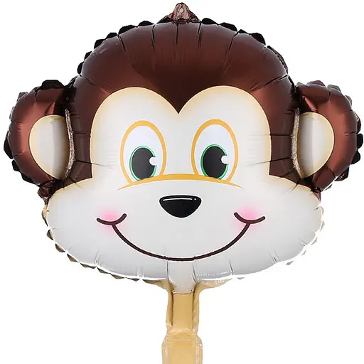 Большие гелиевые шары Обезьяна, надувные фольгированные воздушные фигуры для праздника, 41x30 см