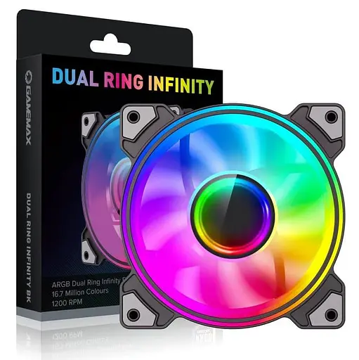 Вентилятор GameMax Dual Ring Infinity BK (Dual Ring Infinity BK) - фото 5