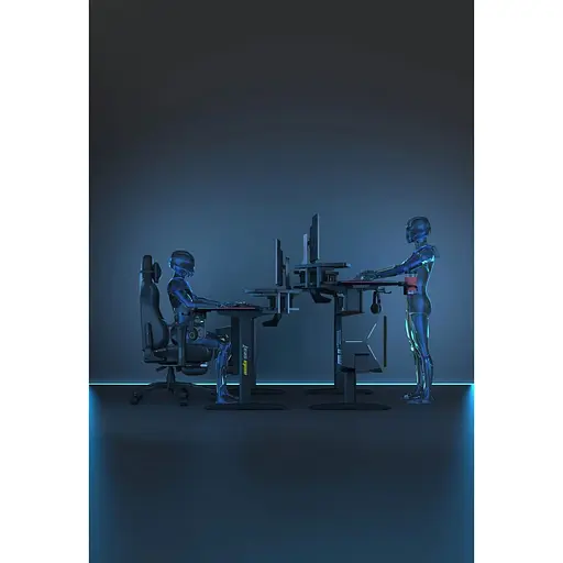 Комп'ютерний ігровий стіл Anda Seat Shadow Warrior (AD-D-DD1-1600L-02-BB) [123504] - фото 18