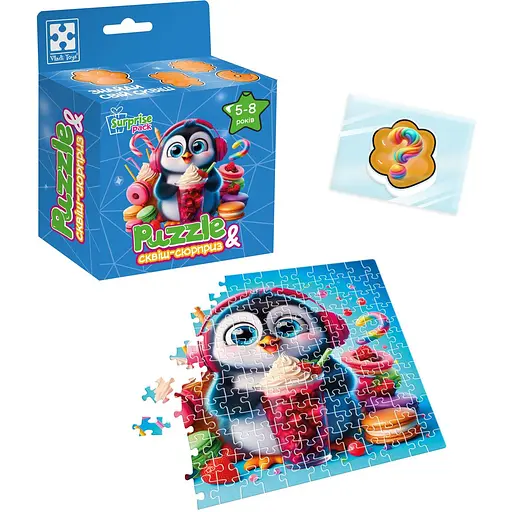 Пазли з сюрпризом Vladi Toys Пінгвінятко (VT8030-06) - фото 2