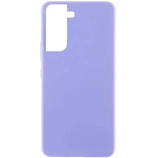 Чохол Silicone Cover Lakshmi (AAA) для Samsung Galaxy S21 FE Бузковий / Dasheen