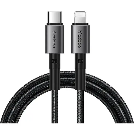 Кабель Mcdodo Prism Series 36W Type-C to Lightning Data Cable 1.2 м CA-2850 Чорний
