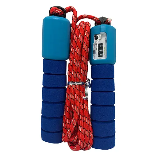 Скоростная скакалка со счетчиком MS 0345-1(Blue) длина 280 см