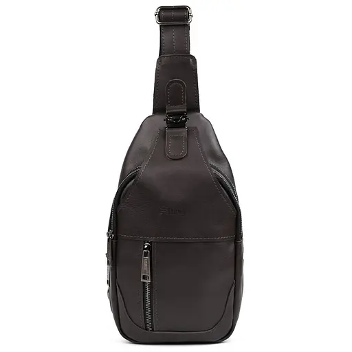 Кожаный мужской рюкзак TARWA 17х7х33,5 см sum0026638 - фото 7