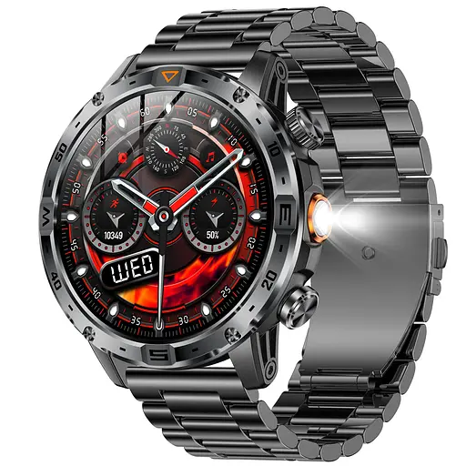 Часы Smart Fire Steel с компасом, 2 ремешка