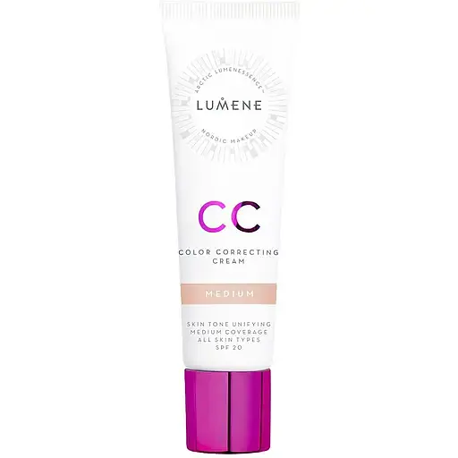 Тональный СС-крем Lumene CC Color Correcting Cream SPF 20 тон Medium 30 мл - фото 1