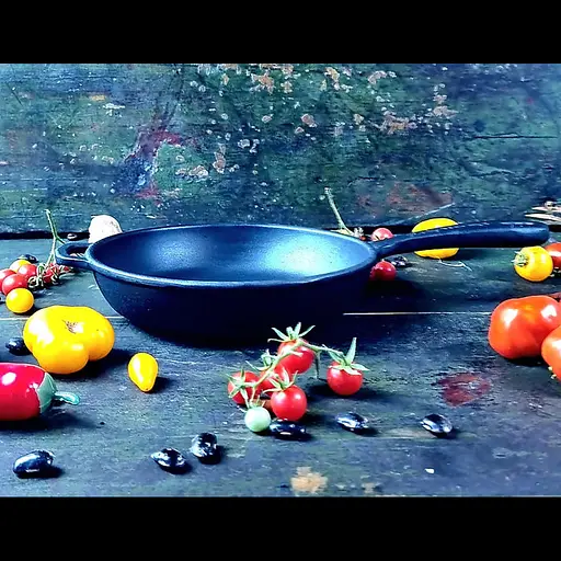 Сковорода чугунная с литыми ручками Maysternya Ø16 см подходит для индукционных плит Черный 88250 - фото 4