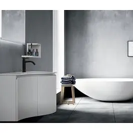 Змішувач для раковини Paffoni Light без донного клапана black matt LIG071NO, Чорний матовий - фото 6