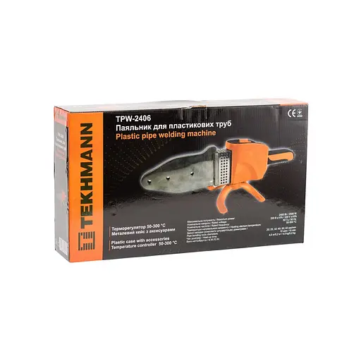 Паяльник для пластикових труб Tekhmann для труб TPW-2406 (846737) - фото 6