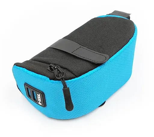 Велосумка підседільна B-Soul 15х7х7 см чорно-блакитний (G0000878) - фото 3