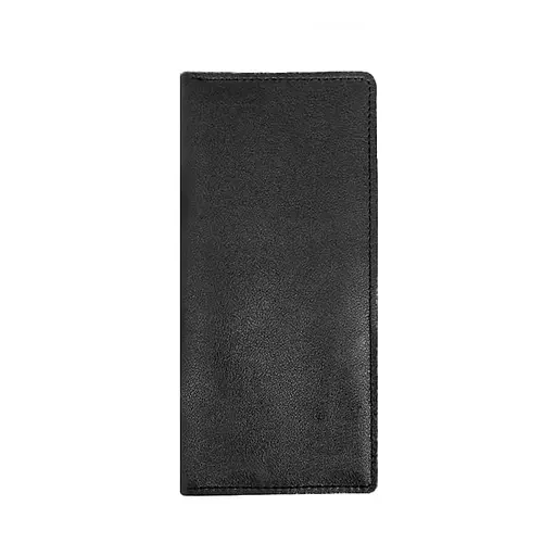 Шкіряне портмоне-купюрник 12.0 чорне Краст - фото 6