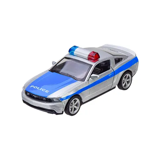Металева автомодель Автопром Ford Mustang GT Police 1:43, відкриваються двері (В асортименті)